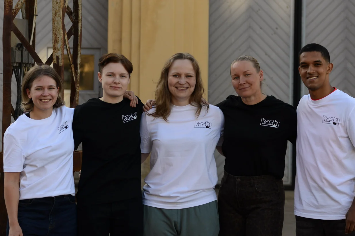 The Kaski Kamppailu team in club t-shirts
